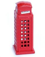 Miniature diecast telephone box