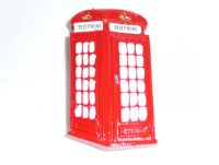 Telephone box polyresin fridge magnet
